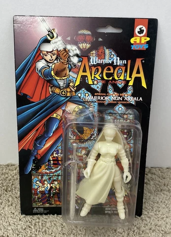 1997 Warrior Nun Areala Figure Ben Dunn Signed 289/2000 Special Gold Edition NIP Cover