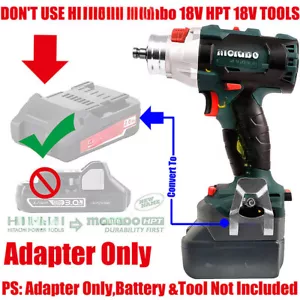 1 Adattatore per Batteria Makita 18V LXT, Adatto per Utensili a Batteria Metabo18V 5 PIN più vecchi - Foto 1 di 4