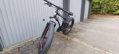 Fahrrad Fatbike 26 zoll 27 gänge 4 zoll breite reifen - Bild 1 von 4