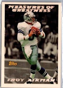 1994 Topps Special Effects  Troy Aikman Card #316 Measure Of Greatness cowboys - Picture 1 of 2
