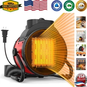 Efficient Indoor/Outdoor Electric Heater - 1500W, Perfect for Home & Tents - Picture 1 of 9