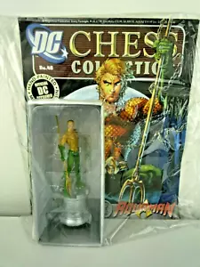 COLECCIÓN DE AJEDREZ MARVEL DC #48 FIGURA Y REVISTA AQUAMAN TORRE BLANCA ÁGUILAMOSS - Imagen 1 de 3