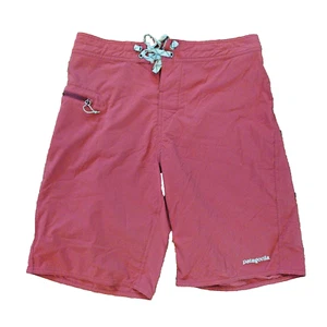 Patagonia Wavefarer Stretch Board Shorts Men’s 30 Red Maroon Nylon Swim Unlined - Picture 1 of 7