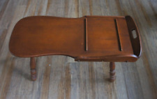 Vintage Mid Century Modern Colonial Country Maple Cobbler's Coffee End Table