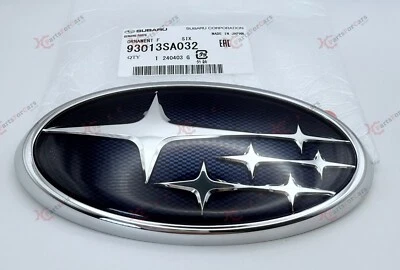 GENUINE Subaru Front Grille Emblem 93013SA032 2006-2014 Impreza Legacy WRX STi - Image 1 of 3