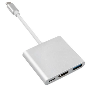 Adapter USB-C HDMI USB 3.0 Maclean MCTV-840 - Zdjęcie 1 z 3