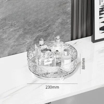 Caja de almacenamiento de cosméticos con patrón de glaciar tocadiscos organizador de maquillaje caja de almacenamiento Foto 1 de 4