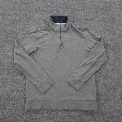 Sudadera Southern Tide Para Hombre Gris Mediana Skipjack Jaspeada 1/4 Cremallera Preparación Golf Foto 1 de 4