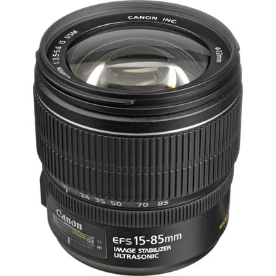 Canon EF-S 15-85mm f/3.5-5.6 IS USM Lens - Image 1 of 4