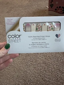 Juego de 16 tiras de esmalte de uñas Color Street 100 % reales  pop it like it’s hot glitt - Imagen 1 de 11