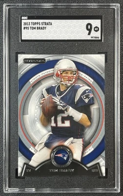 TOM BRADY SGC 9 2013 TOPPS STRATA #95 PATRIOTS 8846 - Image 1 of 2