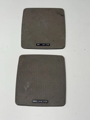 PAR DE CUBIERTAS DE ALTAVOCES TRASEROS SISTEMA DE SONIDO BMW BMW E28 OEM BEIGE TOSTADO 528E 535I M5 Foto 1 de 4