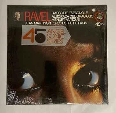 RAVEL - MARTINON, Paris - ANGEL SONIC SERIES 45-RPM QUAD ST LP IN SHRINK - Image 1 of 2