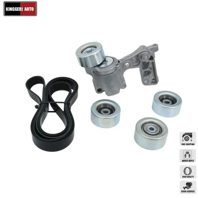Fits Toyota 4Runner Tacoma Tundra 4.0L Drive Belt Tensioner & Idler Pulley Kit - Image 1 of 4