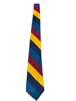 Corbata de seda Alexander Julian de colección colores para hombre patrón de rayas Preppy inteligente Foto 1 de 4