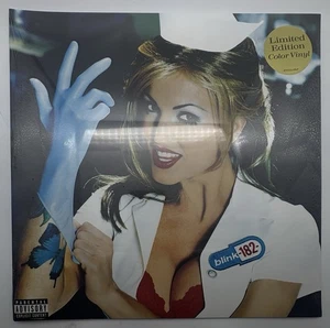 BLINK-182 RARE *EXPLICIT* ENEMA OF THE STATE LIMITED ED RED/WHITE SPLIT VINYL NR - Picture 1 of 2