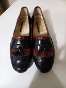 Domani Made In Italy By Johnston & Murphy Men's Size 10.5 M Black & Brown - Picture 1 of 7