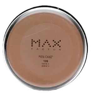 Brand New Max Factor Water activated Pan-Cake Make-Up #109 Tan No. 1 - Picture 1 of 1
