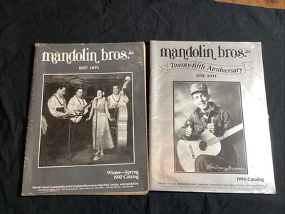 Mandolin Bros. Guitar Banjo Mandolin 1992 & 1996  CatalogsStaten Island NY - Image 1 of 4