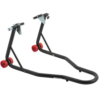 Cavalletto Anteriore Alza Solleva Moto Regolabile Universale 4 Ruote Nero - Image 1 of 3