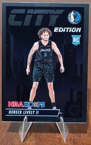 Dereck Lively II Rookie Card City Edition 2023-24 NBA Hoops Premium Stock #2 - Picture 1 of 2