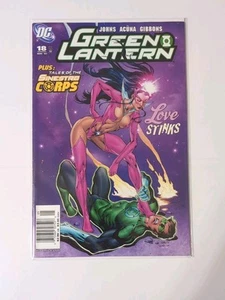 Green Lantern #18 🔑 1st Appearance of Lyssa Drak DC 2007 Newsstand Edition - Picture 1 of 2
