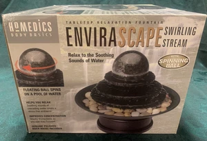 Envirascape Swirling Stream Tabletop Relaxation Fountain by Homedics - Picture 1 of 7