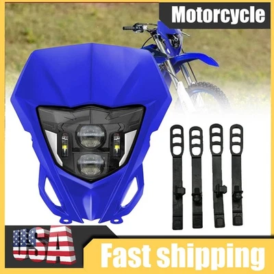 Faro LED para bicicleta de trail motocross para Yamaha YZ125 YZ250F WR450F TTR400 TTR450  Foto 1 de 4