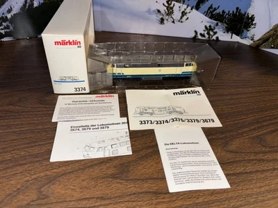 Excellent Marklin 3374 HO Scale BR216 Locomotive with box, inserts, & paperwork - Image 1 of 4