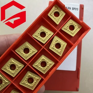 Insertos de torneado de carburo CNC para acero 10 piezas cnmg120408-rn cnmg432 - Imagen 1 de 4