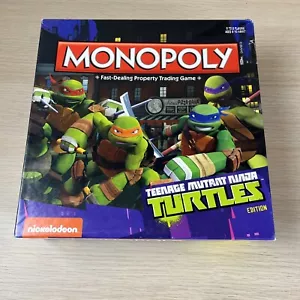 Monopoly Nickelodeon Tartarughe Ninja Teenage Mutant 2014 complete in scatola made in USA - Foto 1 di 9