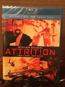 ATTRITION - (Blu ray + DVD) - Steven Seagal Action - BRAND NEW SEALED - Picture 1 of 2