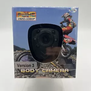 Body Camera Built-in 32GB Memory Card 1080P Video Recorder Wearable NEW Sealed - Picture 1 of 6