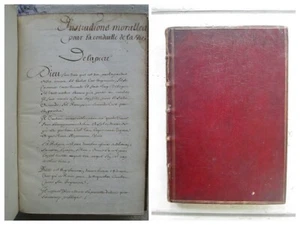 MS début/milieu du XVII° siècle : CONDUITE DE LA VIE, vices et vertus. - Bild 1 von 20