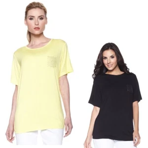 DG2 Short-Sleeve Studded Pocket Jersey Tee 180632C - Picture 1 of 2