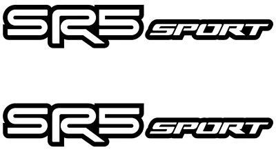 1 par de calcomanías de vinilo personalizadas Toyota SR5 Sport Outline varios colores y tamaños Foto 1 de 4