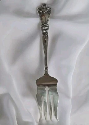 Tenedor de carne fría POPPY Baker Manchester Sterling 7 5/8", 39 gms Foto 1 de 4