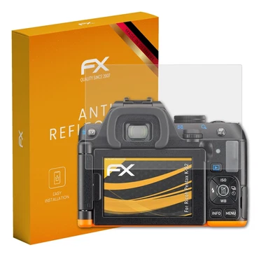 atFoliX 3x Screen Protection Film for Ricoh Pentax K-S2 matt&shockproof - Image 1 of 4