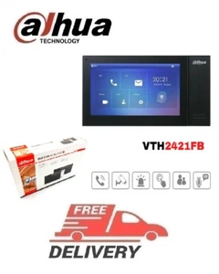 Dahua VTH2421FB IP Villa Indoor Monitor 7 Zoll schwarz ohne PoE, Einbruch - Bild 1 von 2