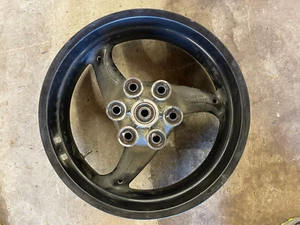 2000 Ducati Monster 900 M900 750 Rear Rim Wheel 99 98 97 01 02 STRAIGHT - Picture 1 of 4
