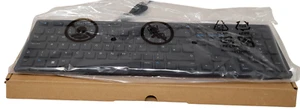 New Genuine Dell 066M5G KB216-BK-UK UK QWERTY Black USB Keyboard - Picture 1 of 2