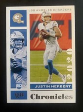 2020 Panini Chronicles Justin Herbert Rookie Card RC BASE #53