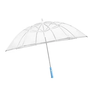 LED Umbrella with Flashlight Adults Transparent Light up Umbrella Straight - Picture 1 of 12
