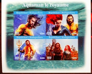 MADAGASCAR 2023 AQUAMAN SHEET MINT NH - Picture 1 of 1