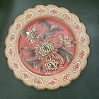Vintage Plate Toyo by Lillian August 10.5" Dish Decorative Only Flower Motif