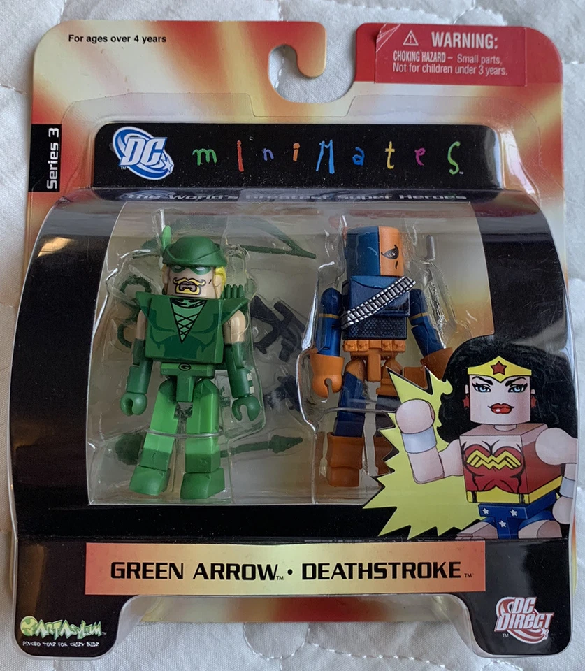 DC Direct Minimates Green Arrow & Deathstroke Figure 2-Pack New in Box - Sealed - Image 1 of 4