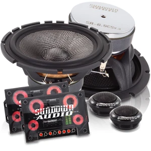 Sundown Audio 6.5" 4 Ohm Car Component System Speaker Tweeter Set SA-6.5CS-V3 - Picture 1 of 8