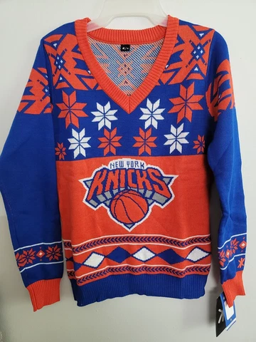 NBA New York Knicks Women's Sweater Ugly/Not so Ugly Christmas - Small XL NEW Cover