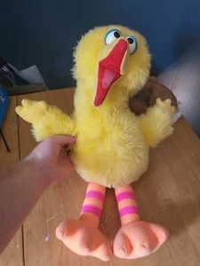 Big Bird Talking Toy Sesame Street Pull-String Plush Vintage Playskool 1986 - Picture 1 of 8