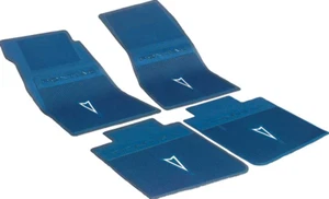 OER Blue Pontiac Floor Mat Set 1967-1969 Firebird GTO Lemans Grand Prix Catalina - Picture 1 of 3